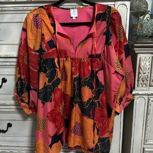 J.Marie women’s Asher puff sleeve tunic